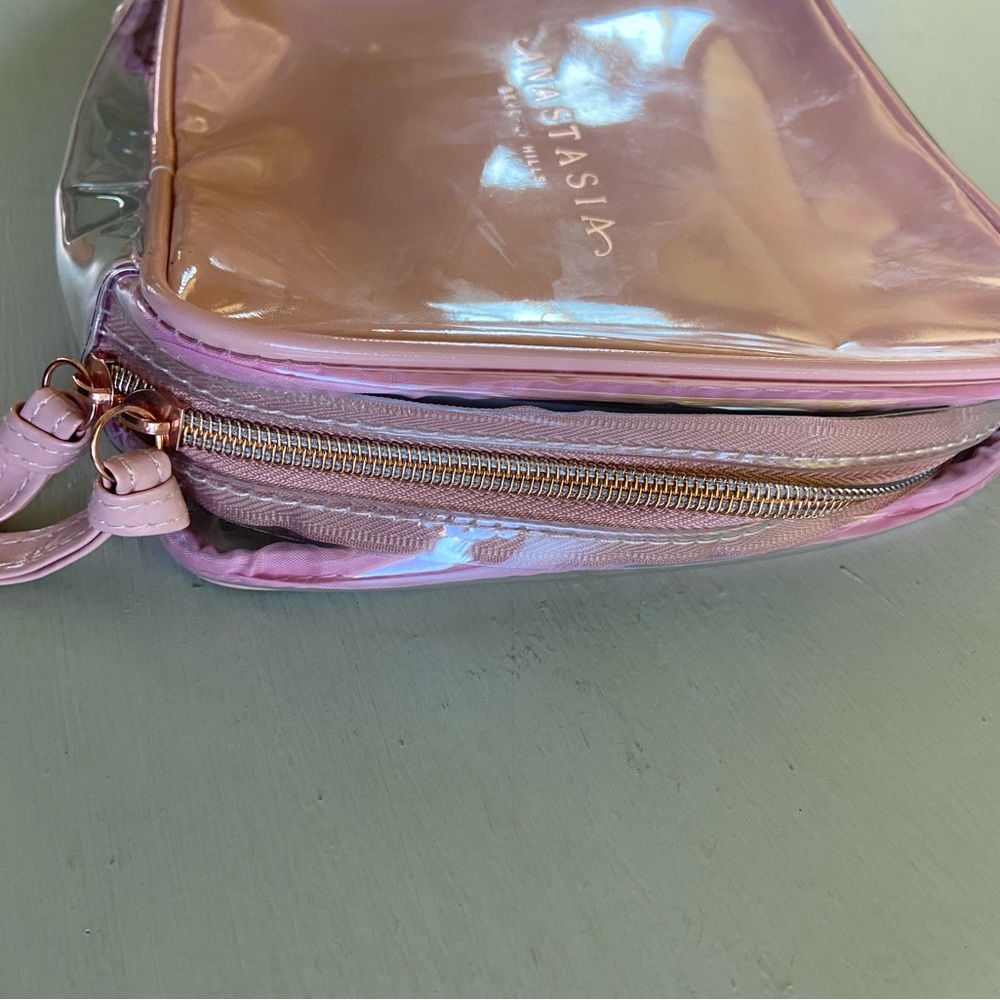 NEW Anastasia Beverly Hills Pink Zippered Makeup Case - Picture 3 of 3